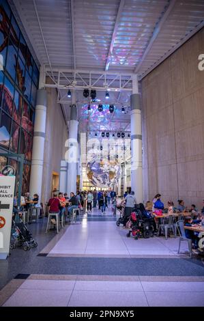 Houston, Texas - April 7, 2023: Exhibits at the Houston Museum of Natural Science. Stock Photo