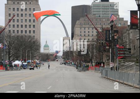 St. Patrick's Day Parade 2023 in St. Louis, Missouri, USA Stock Photo