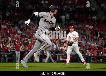 Arizona Diamondbacks' Pavin Smith rounds the bases after his two-run home  run during the second inning of a baseball game against the Detroit Tigers,  Sunday, June 11, 2023, in Detroit. (AP Photo/Carlos