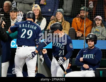 Cal Raleigh on his two-homer game, 07/31/2023