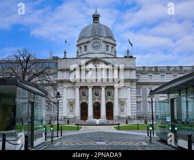 Prime Minister's building in Dublin, known in Irish as the Taoiseach Stock Photo