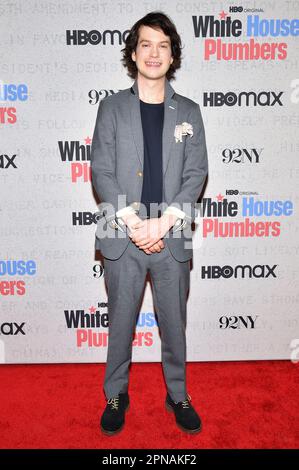 New York, USA. 17th Apr, 2023. Liam James attends HBO's ‘White House Plumbers' New York Premiere at the 92nd Street Y, New York, NY, April 17, 2023. (Photo by Anthony Behar/Sipa USA) Credit: Sipa USA/Alamy Live News Stock Photo