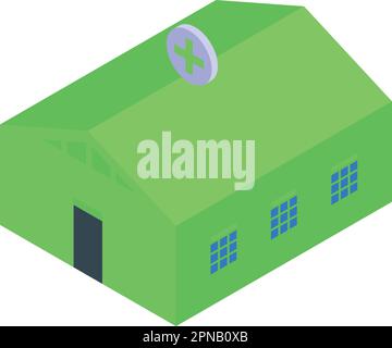 tent refugee isometric icon vector illustration Stock Vector Image ...