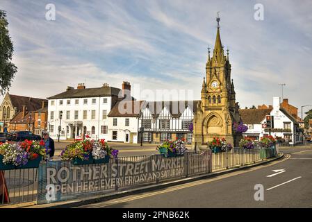 The American Fountain, Stratford upon Avon, was a gift from American publisher George Childs as a tribute to William Shakespeare. England UK Stock Photo