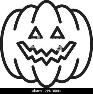 Jack-O-Lantern icon vector image. Suitable for mobile apps, web apps and print media. Stock Vector