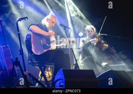 The British musician Fink (Fin Greenall) during the concert 'Solo Acoustic'' at the Monk in Rome, Italy, 17.04.2023, Claudio Enea Sport Reporter Stock Photo