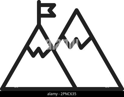 Mission icon vector image. Suitable for mobile apps, web apps and print media. Stock Vector