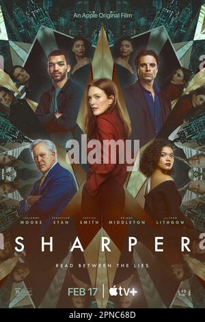 Sharper film poster Stock Photo