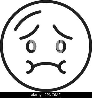 Nauseated Face icon vector image. Suitable for mobile apps, web apps and print media. Stock Vector