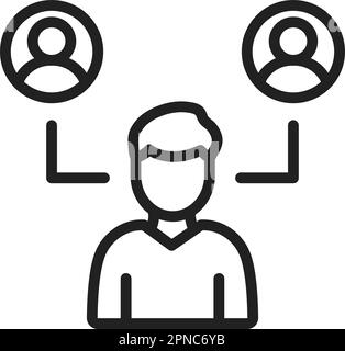 Out Source icon vector image. Suitable for mobile apps, web apps and print media. Stock Vector