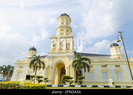 Masjid Sultan Abu Bakar Johor Bahru Malaysia Stock Photo