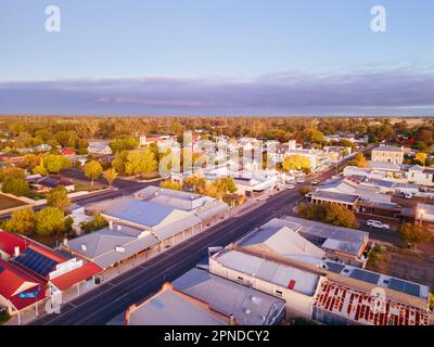 Coonawarra Landscape near Penola in Australia Stock Photo