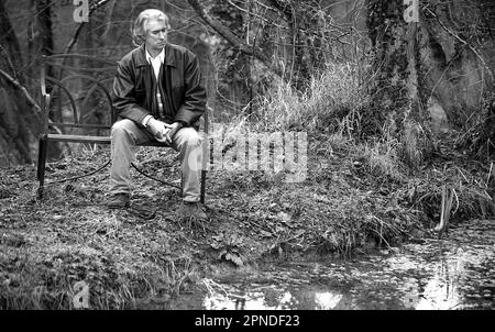 British Composer Geoffrey Burgon 1994 Stock Photo