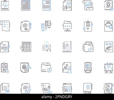 Certificates line icons collection. Accreditation, Certification ...