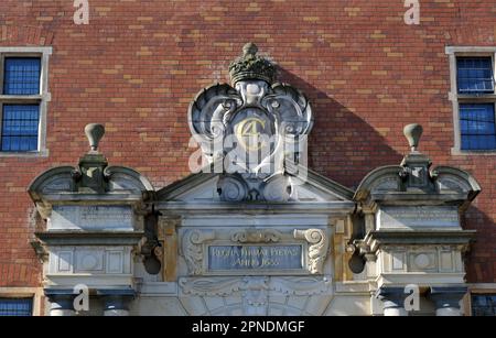 Copenhagen /Denmark/18 April 2023/ Holmens kirke or Holmens hcurch building in danish capotal Copenhagen Denmark.    (Photo.Francis Joseph Dean/Dean Pictures) Stock Photo