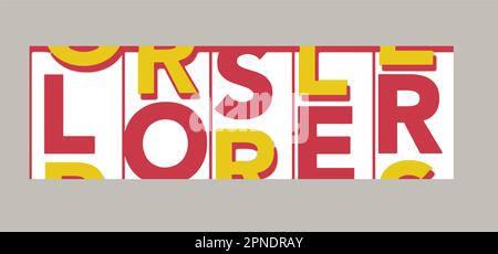The wheels of a casino slot machine are about to line up to spell the word loser in this vector illustration. Stock Vector