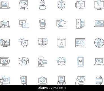 Tools line icons collection. Hammer, Wrench, Screwdriver, Pliers, Saw, Drill, Tape vector and linear illustration. Level,Chisel,File outline signs set Stock Vector