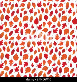 seamless pattern with autumn leaves, Seamless leaves pattern, Autumn leaves seamless pattern, Vector autumn leaves seamless pattern, Abstract leaves s Stock Photo