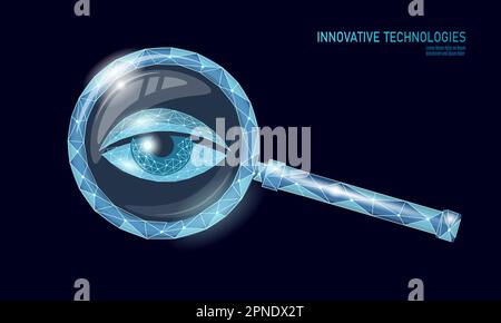 AI chat bot search artificial intelligence technology. Website virtual reality data analysis information prompt research. vector illustration Stock Vector