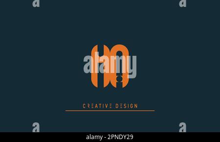 Alphabet letters Modern Creative logo MA , AM Stock Vector