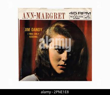1962 - Ann Margret 02 A - Vintage 45 R.P.M Music Vinyl Record Stock Photo
