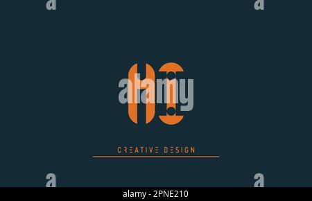 Alphabet letters Modern Creative logo MI , IM Stock Vector