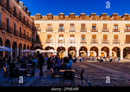Main square of Ocaña - Plaza mayor. Ocaña, Toledo, Castilla La Mancha, Spain, Europe. Stock Photo