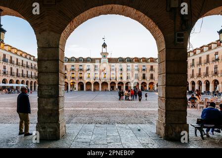 Main square of Ocaña - Plaza mayor. Ocaña, Toledo, Castilla La Mancha, Spain, Europe. Stock Photo