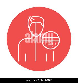 pale or yellowish skin line icon vector illustration Stock Vector Image ...