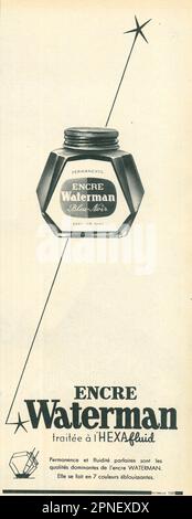 stock vintage encre waterman
