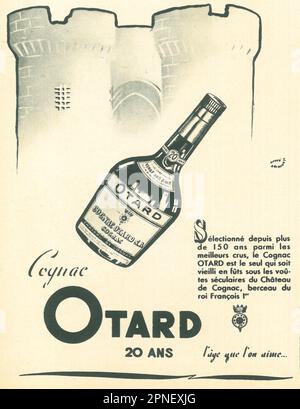 Otard, French cognac French print ad, 1965 Stock Photo - Alamy