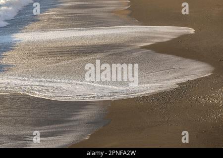 Waves on Big Sur coast Stock Photo