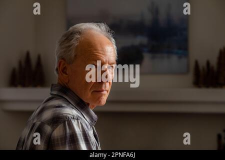 Portrait of senior man looking at camera Stock Photo