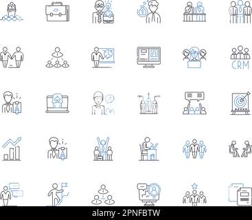 Critical thinking skills line icons collection. Analysis, Evaluation, Logic, Reasoning, Interpretation, Reflection, Inquiry vector and linear Stock Vector
