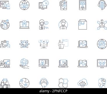 Environmental science line icons collection. Sustainability, Ecosystem, Pollution, Conservation, Biodiversity, Greenhouse, Climate vector and linear Stock Vector