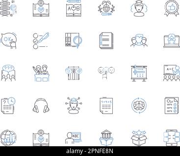 Foresight line icons collection. Insightful, Anticipation, Prescience ...