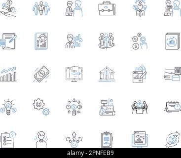 Clean Technology line icons collection. Recycling, Renewable, Sustainability, Green, Energy-efficient, Solar, Wind vector and linear illustration Stock Vector