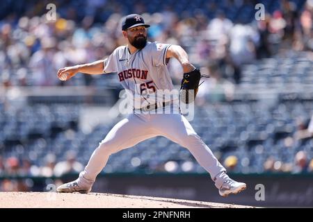 Photo: Houston Astros Pitcher Jose Urquidy Starts in Pittsburgh -  PIT2023041201 