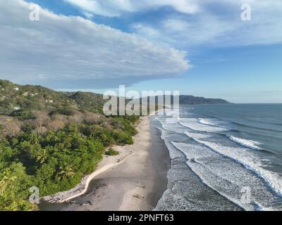 Santa Teresa is a laid-back beach town in Costa Rica known for its stunning beaches, great surf, and relaxed vibe. Stock Photo