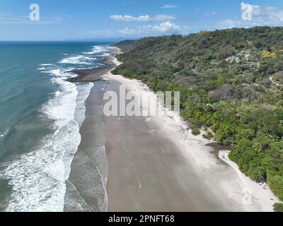 Santa Teresa is a laid-back beach town in Costa Rica known for its stunning beaches, great surf, and relaxed vibe. Stock Photo