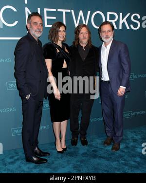 New York City, NY, April 18, 2023, New York City, 18/04/2023, Jeffrey Dean Morgan, Lauren Cohan, Norman Reedus and Andrew Lincoln attending the AMC Networks' 2023 Upfront held at Jazz at Lincoln Center on April 18, 2023 in New York City, NY ©Steven Bergman/AFF-USA.COM Stock Photo