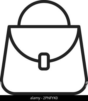 Purse icon vector image. Suitable for mobile apps, web apps and print media. Stock Vector