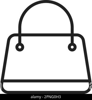 Shoulder Bag icon vector image. Suitable for mobile apps, web apps and print media. Stock Vector