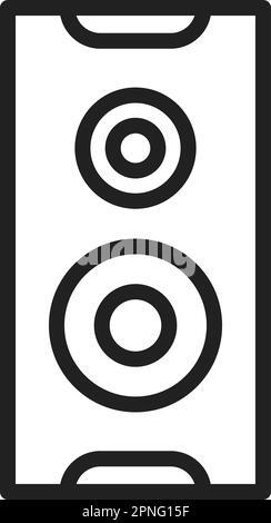 Speakers icon vector image. Suitable for mobile apps, web apps and print media. Stock Vector