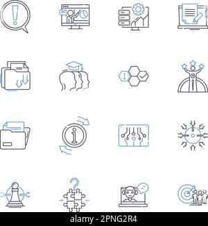 Consortium expansion line icons collection. Collaboration, Unity ...