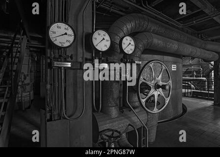 Former Paper Mill, Lost Place, Baden-Wuerttemberg, GermanyFormer Paper Mill, GermanyFormer Paper Mill, GermanyFormer Paper Mill, GermanyFormer Paper Stock Photo