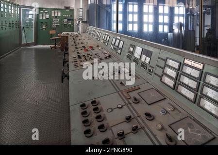 Former paper mill, Lost Place, Baden-Wuerttemberg, GermanyFormer paper mill, GermanyFormer paper mill, GermanyFormer paper mill, GermanyFormer paper Stock Photo