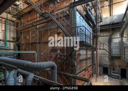 Former Paper Mill, Lost Place, Baden-Wuerttemberg, GermanyFormer Paper Mill, GermanyFormer Paper Mill, GermanyFormer Paper Mill, GermanyFormer Paper Stock Photo