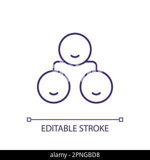 Family tree RGB color icon Stock Vector
