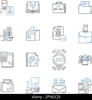 Rapid prototyping line icons collection. Innovation, Modeling, Development, Iteration, Fabrication, Testing, Designing vector and linear illustration Stock Vector